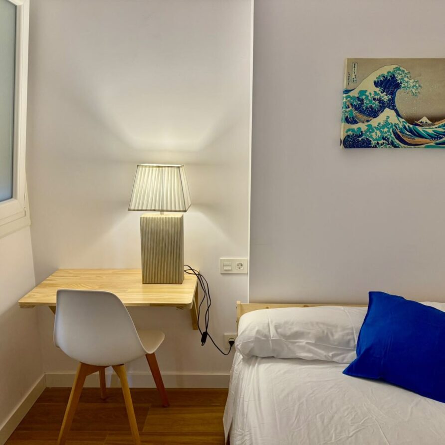 Dormitorio de matrimonio apartamento Playa de Berria